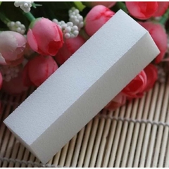 Block blanco buffe para uñas x 12u