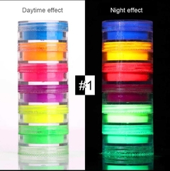 Pigmentos Neon Para Uñas X 6 Colores en internet