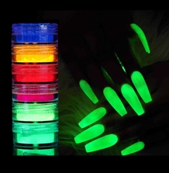 Pigmentos Neon Para Uñas X 6 Colores