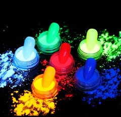 Pigmentos Neon Para Uñas X 6 Colores - comprar online