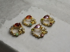 Dije corona mix cristales by Strasslashes x2