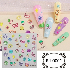 nuevo colecion sticker 5D en gel - tienda online