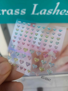 Sticker 5D en gel - STRASS LASHES 