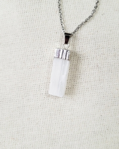 Selenita con baño de plata (2,5cm)