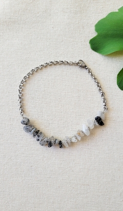 Pulsera de Cuarzo Turmalinado (adaptable a tobillera) - comprar online