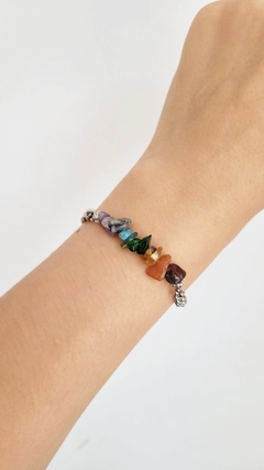 Pulsera 7 chakras con escallas