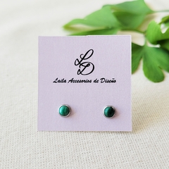 Aros de Malaquita (4mm)