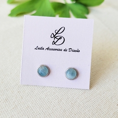 Aros de Onix Cielo (6mm)