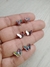 Aros Mariposa Strass x3 pares