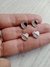 Aros Corazones Esmaltadas x2 pares - comprar online