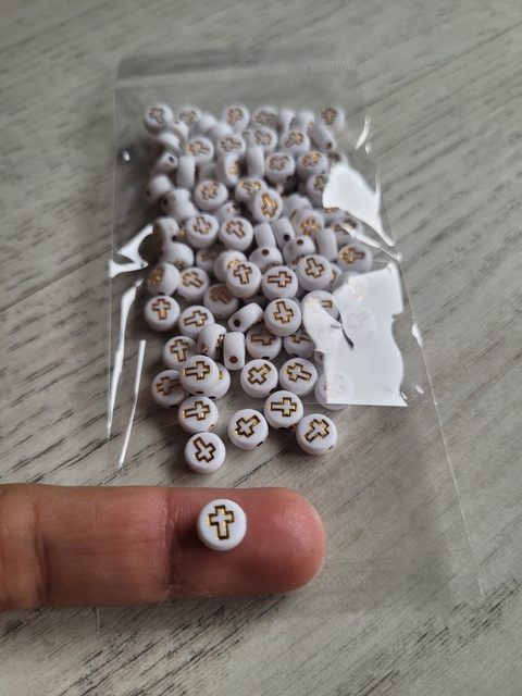Pasante Plásticos Cruces doradas x15g