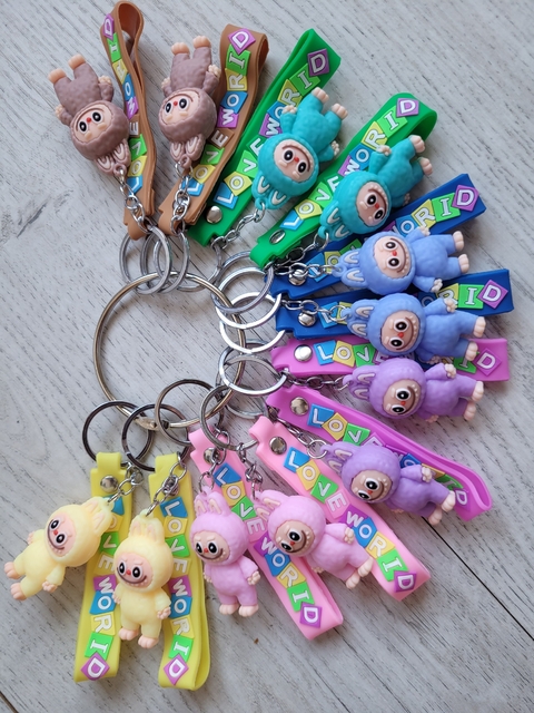 Llaveros Labubu x3