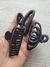Broches Negros x3 - comprar online