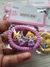 Par de Colitas + Pulsera Princesas x5 paquetitos - comprar online