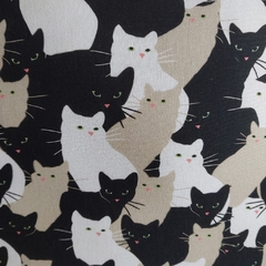 Capa de almofada Gatos - TUDO BONITINHO - Acessórios para casa e você