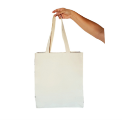 Tote Bag Crua com Detalhe Vinho na internet