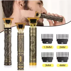 Maquina De Barbear Dragão Maquininha Profissional Recarregável Aparador de Cab - comprar online