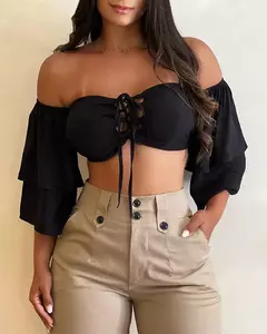 2024 nova moda feminina calças elegantes sexy primavera verão novo cáqui casu na internet