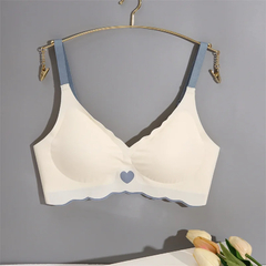 Bralette sexy sem costura para mulheres, sutiã de cor sólida, sutiãs macios na internet