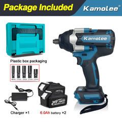 Ferramenta Kamolee DTW700 1800N.M Torque Elétrica Chave de Impacto Brushless Cordless Powe - loja online