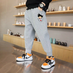 Calça de moletom joggers de algodão infantil, calça casual para meninos - JG-MULTIMARCAS20