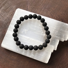 Pulseira de pedra vulcânica