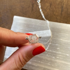 Colar difusor quartzo transparente - comprar online