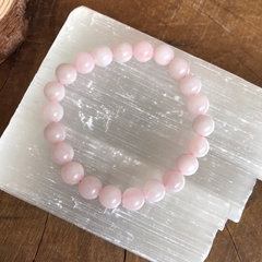 Pulseira quartzo rosa