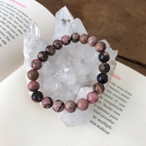 pulseira rodonita