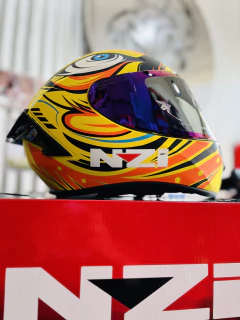 CASCO NZI TRENDY III STREAM OCELO + CLEAR VISOR - comprar online