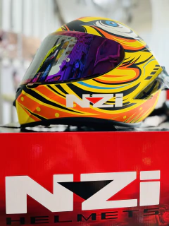 CASCO NZI TRENDY III STREAM OCELO + CLEAR VISOR en internet