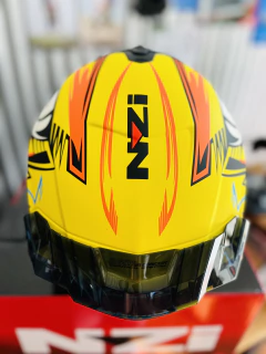 CASCO NZI TRENDY III STREAM OCELO + CLEAR VISOR - aliBikers