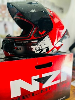 CASCO NZI TRENDY III STREAM CANADIAN + CLEAR VISOR - aliBikers