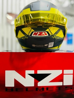 CASCO NZI TRENDY III STREAM CANADIAN + CLEAR VISOR - tienda online
