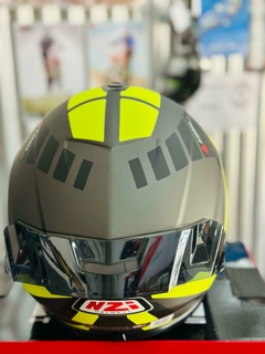 CASCO NZI TRENDY III STREAM OVERTAKING + CLEAR VISOR - tienda online