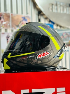CASCO NZI TRENDY III STREAM OVERTAKING + CLEAR VISOR - comprar online