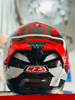 Imagen de CASCO NZI GO RIDER STREAM DUO MOTION + CLEAR VISOR