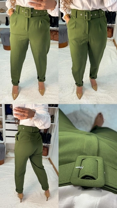 Calça Donna em Alfaiataria com Cinto - loja online