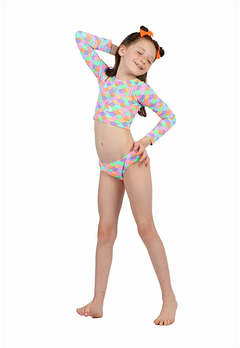 Biquini Cropped Siri Kids Magali Mermaid