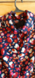 Blusa azul con flores - Complot - comprar online