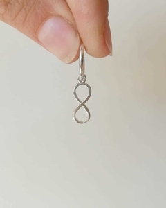 Argollita Infinito- Plata 925 Unidad