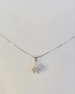Cadena Lisa con Bola de Fuego Plata 925 - comprar online