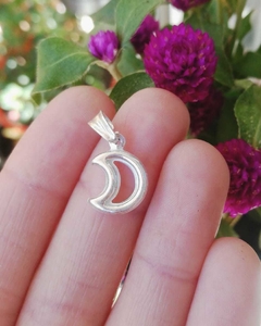 Dije Luna Contorno Plata 925