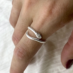 Anillo Shine Snake - Plata 925