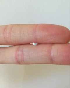 Piercing Nariz Forma Luna - Plata 925 Unidad