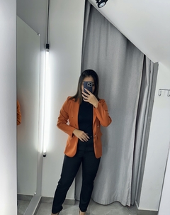 Blazer alfaiataria Ember Terra cota