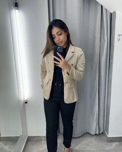 Blazer alfaiataria Ember Nude