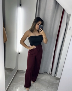 Pantalona Lanzinha bordo - comprar online