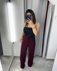 Pantalona Lanzinha bordo