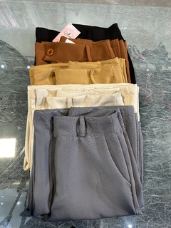 Pantalona alfaiataria Faci Cinza - loja online